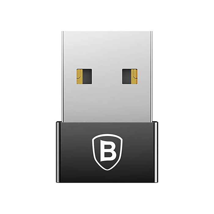 Адаптер-переходник Baseus Exquisite USB to Type-C, чёрный