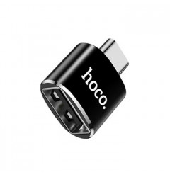 OTG адаптер HOCO UA5 Type-C to USB, чёрный