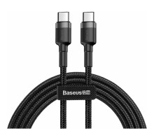 Кабель Baseus Cafule Cable Type-C - Type-C PD2.0 (1m), чёрный