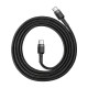 Кабель Baseus Cafule Cable Type-C - Type-C PD2.0 (1m), чёрный