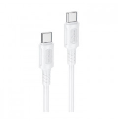 Кабель Borofone BX111 Feliz Type-C - Type-C 60W (1m), белый