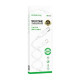 Кабель Borofone BX113 Lenny Type-C - Type-C 60W (1m), силикон, белый