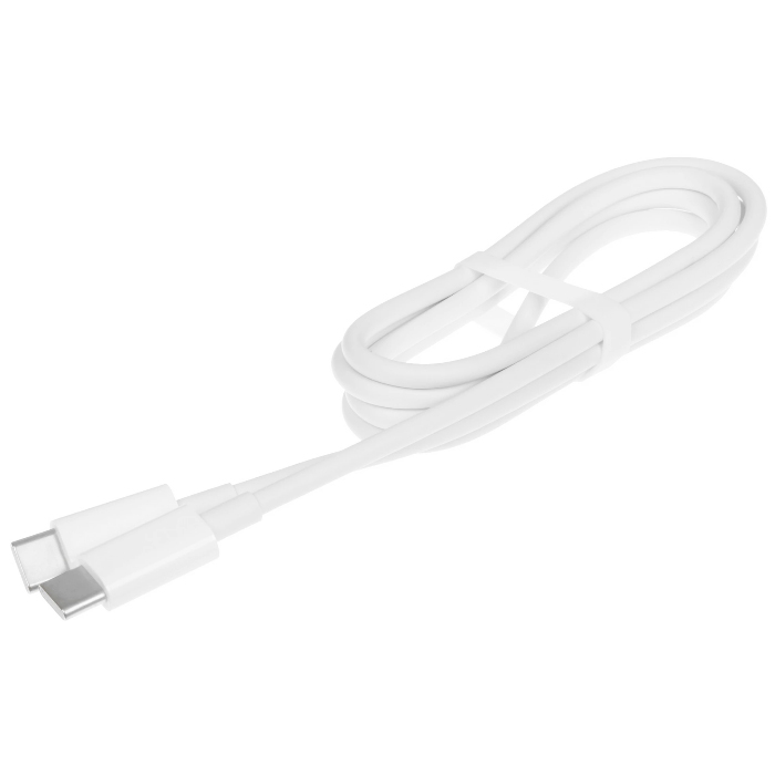 Кабель CukTech Type-C - Type-C 5A (100W) 1 метр, белый