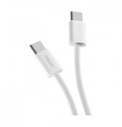 Кабель Deppa Original Cable USB Type-C 60 Вт (1m), нейлон, белый