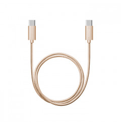Кабель Deppa Alum Cable USB Type-C - Type-C (1.2m), золотой