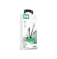Кабель Earldom EC-PD01 PD3.0 Type-C - Type-C 66W (1m), чёрный