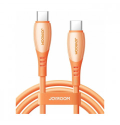 Кабель Joyroom S-A59 Vibrant Series Type-C - Type-C PD60 Вт (1.2 метра), оранжевый