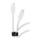 Кабель VLP Nylon Cable Type-C - Type-C 100W (120 сm), белый