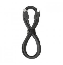 Кабель VLP Nylon Cable Type-C - Type-C 100W (120 сm), чёрный