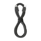 Кабель VLP Nylon Cable Type-C - Type-C 100W (120 сm), чёрный