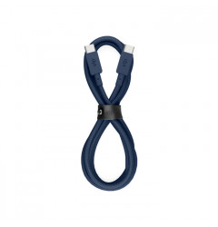 Кабель VLP Nylon Cable Fast Charger Type-C - Type-C (120 сm), синий