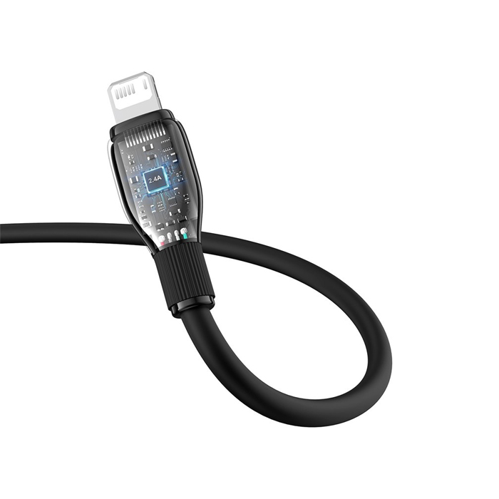 Кабель Baseus Pudding Series USB Lightning (1.2m), чёрный