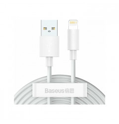 Комплект кабелей Baseus Data Cable Kit (2PCS/Set) USB Lightning (1.5m), белый