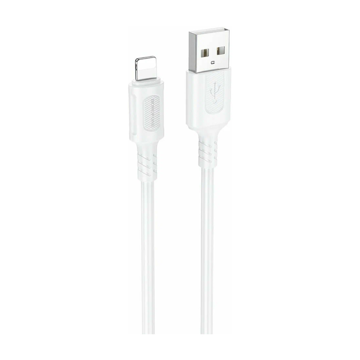 Кабель Borofone BX111 Feliz USB Lightning (1m), белый