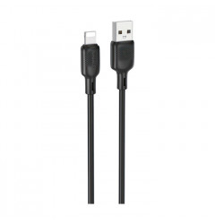 Кабель Borofone BX113 Lenny USB Lightning (3 метра), силикон, чёрный