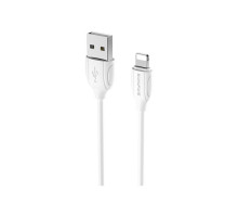Кабель Borofone BX19 Benefit USB Lightning (1m), белый