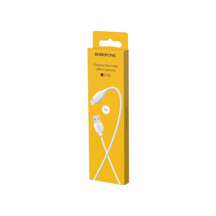 Кабель Borofone BX19 Benefit USB Lightning (1m), белый