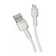 Кабель Deppa Elite Cable USB Lightning 2.4A (1 метр), нейлон, белый