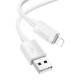 Кабель HOCO Favor X107 USB Lightning (1m), белый