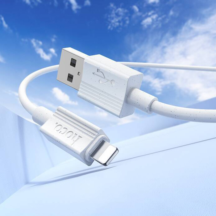 Кабель HOCO Favor X107 USB Lightning (1m), белый