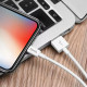 Кабель HOCO X23 Skilled USB Lightning (1m), белый