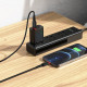 Кабель HOCO X59 Victory USB Lightning (1m), плетёный, чёрный