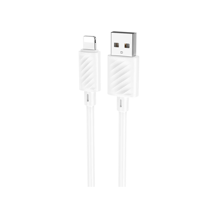 Кабель HOCO X88 Gratified USB Lightning (1m), белый