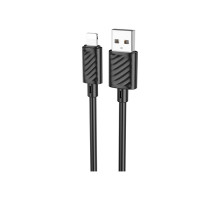 Кабель HOCO X88 Gratified USB Lightning (1m), чёрный