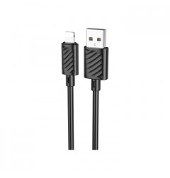 Кабель HOCO X88 Gratified USB Lightning (1m), чёрный