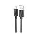 Кабель HOCO X88 Gratified USB Lightning (1m), чёрный