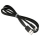 Кабель USAMS U2 USB Lightning (1.2 метра), плоский, чёрный