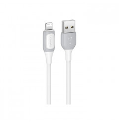 Кабель USAMS US-SJ595 Jelly Series USB Lightning 2.4A (1m), белый