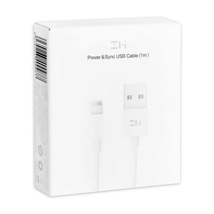 Кабель ZMI MFi (AL813C) USB Lightning (1m), белый
