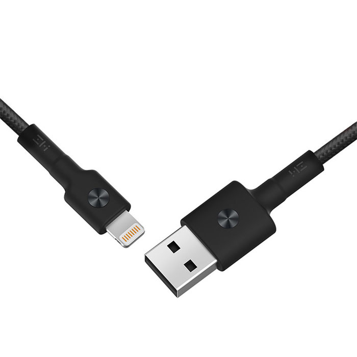 Кабель Xiaomi ZMI AL803/AL805 MFI USB Lightning (1m), черный