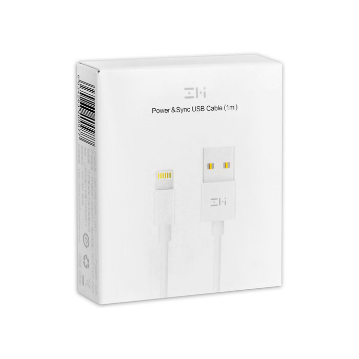 Кабель Xiaomi ZMI MFi AL813C USB Lightning (1m), белый