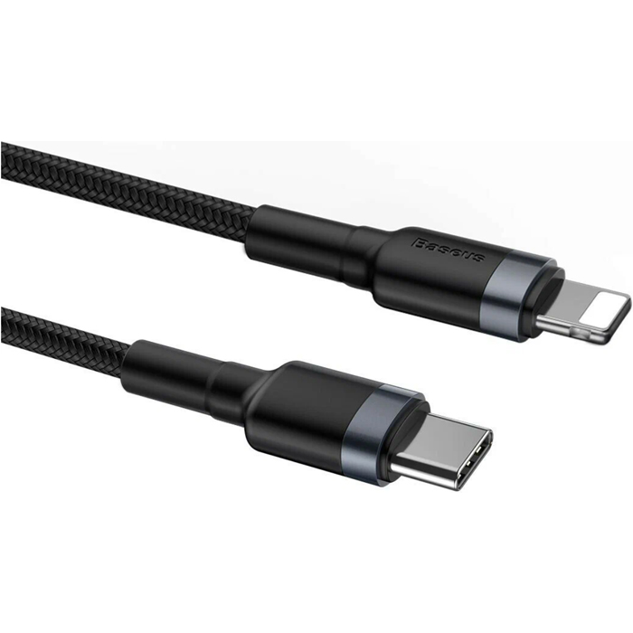 Кабель Baseus Cafule Type-C - Lightning PD20W (1m), чёрный