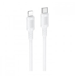 Кабель Borofone BX111 Feliz Type-C - Lightning 27 Вт (1 метр), белый