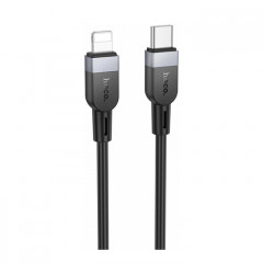 Кабель HOCO X109 Energy Type-C - Lightning 20W (1 метр), силиконовый, чёрный