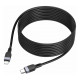 Кабель HOCO X109 Energy Type-C - Lightning 20W (1 метр), силиконовый, чёрный