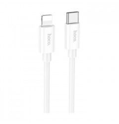 Кабель HOCO X87 Magic Silicone Type-C - Lightning 20W (1m), белый