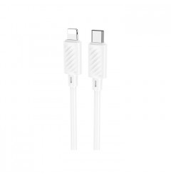 Кабель HOCO X88 Gratified Type-C - Lightning (1m), белый