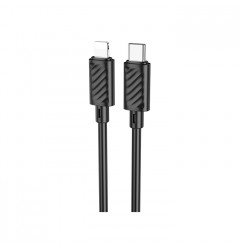 Кабель HOCO X88 Gratified Type-C - Lightning (1m), чёрный