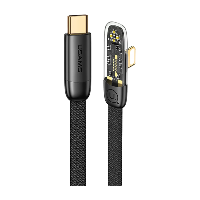 Кабель USAMS US-SJ583 USB Type-C - Lightning 20W (120сm), чёрный
