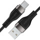 Кабель Acefast C11-04 USB Type-C (1.2 метра), плетёный, чёрный