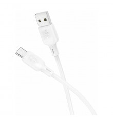 Кабель Borofone BX113 Lenny USB Type-C (1 метр), силикон, белый