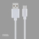 Кабель Deppa Classic Cable USB Type-C 2.4A (1m), белый