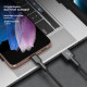 Кабель Deppa Elite Cable USB Type-C 2.4A (1m), нейлон, чёрный