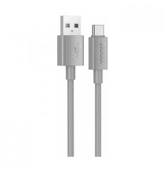 Кабель HOCO X107 Favor USB Type-C (1 метр), серый