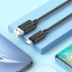 Кабель HOCO X88 Gratified USB Type-C (1m), чёрный