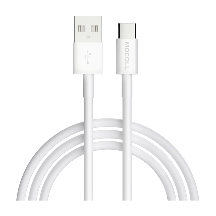 Кабель Mocoll Alfa Series AC2W USB Type-C (1.5 метра), белый